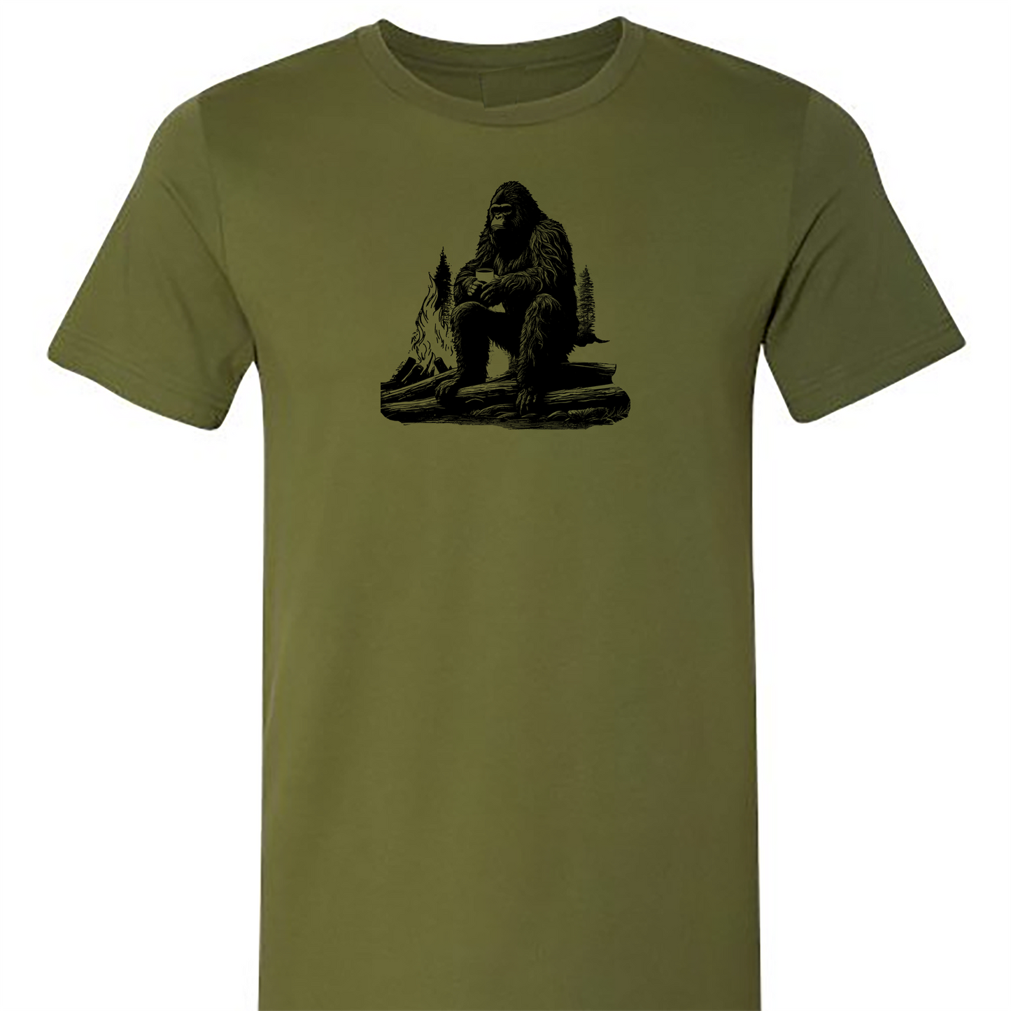 Campfire Sasquatch Tee Shirt