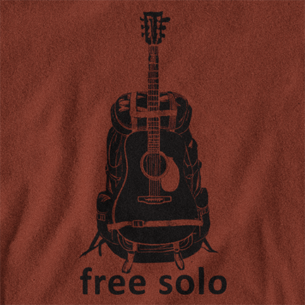 Free Solo Guitar Tee Shirt