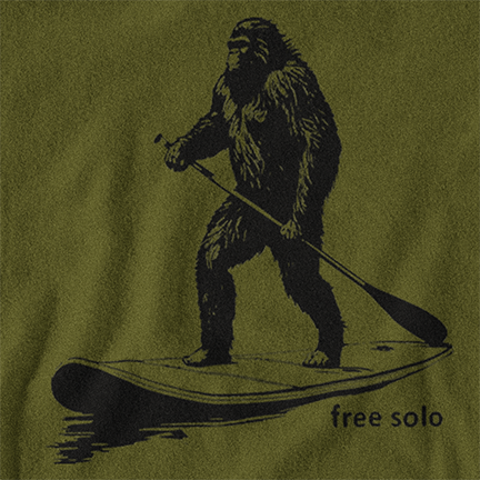 Free Solo Paddleboard Tee Shirt