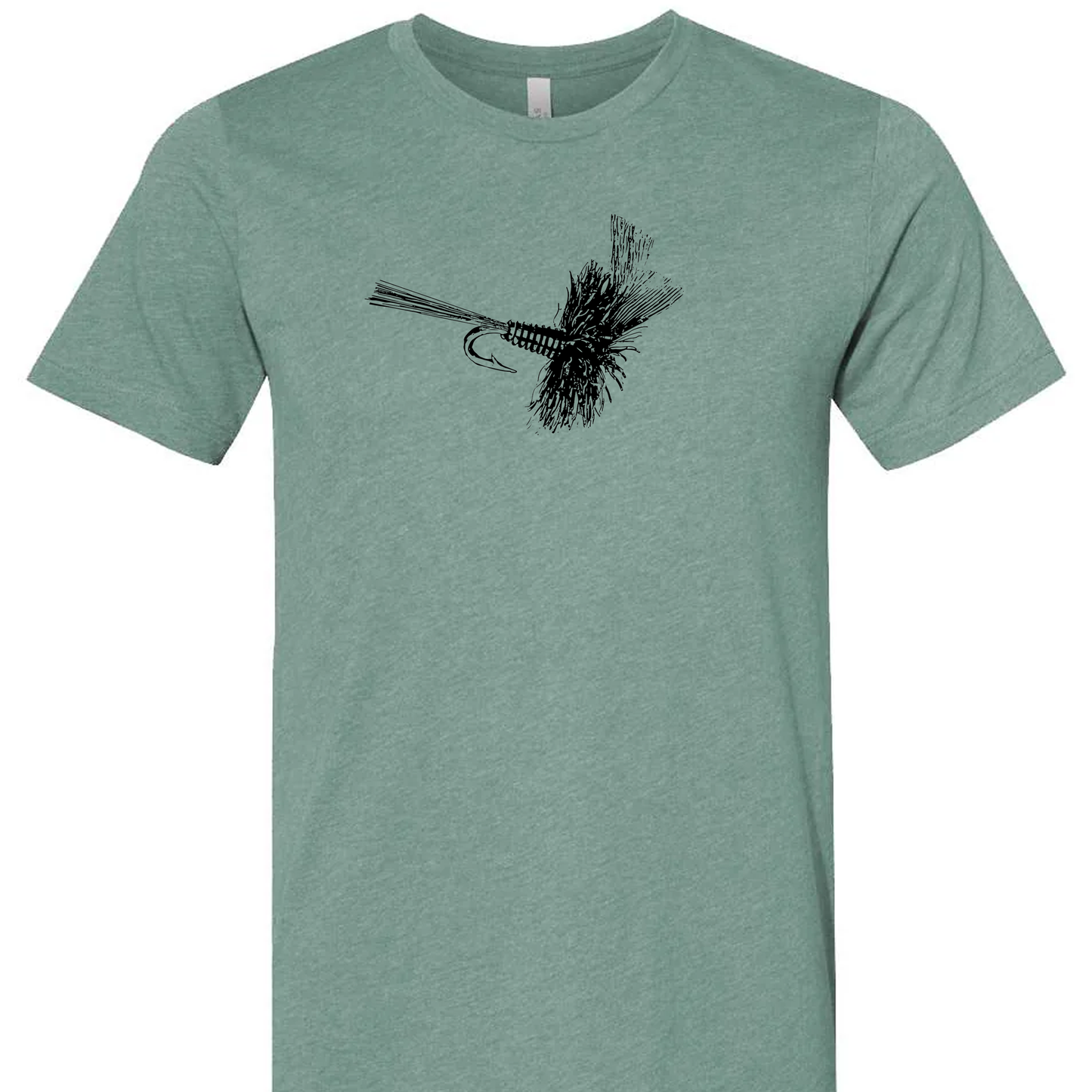 On The Fly Tee - Dusty Blue