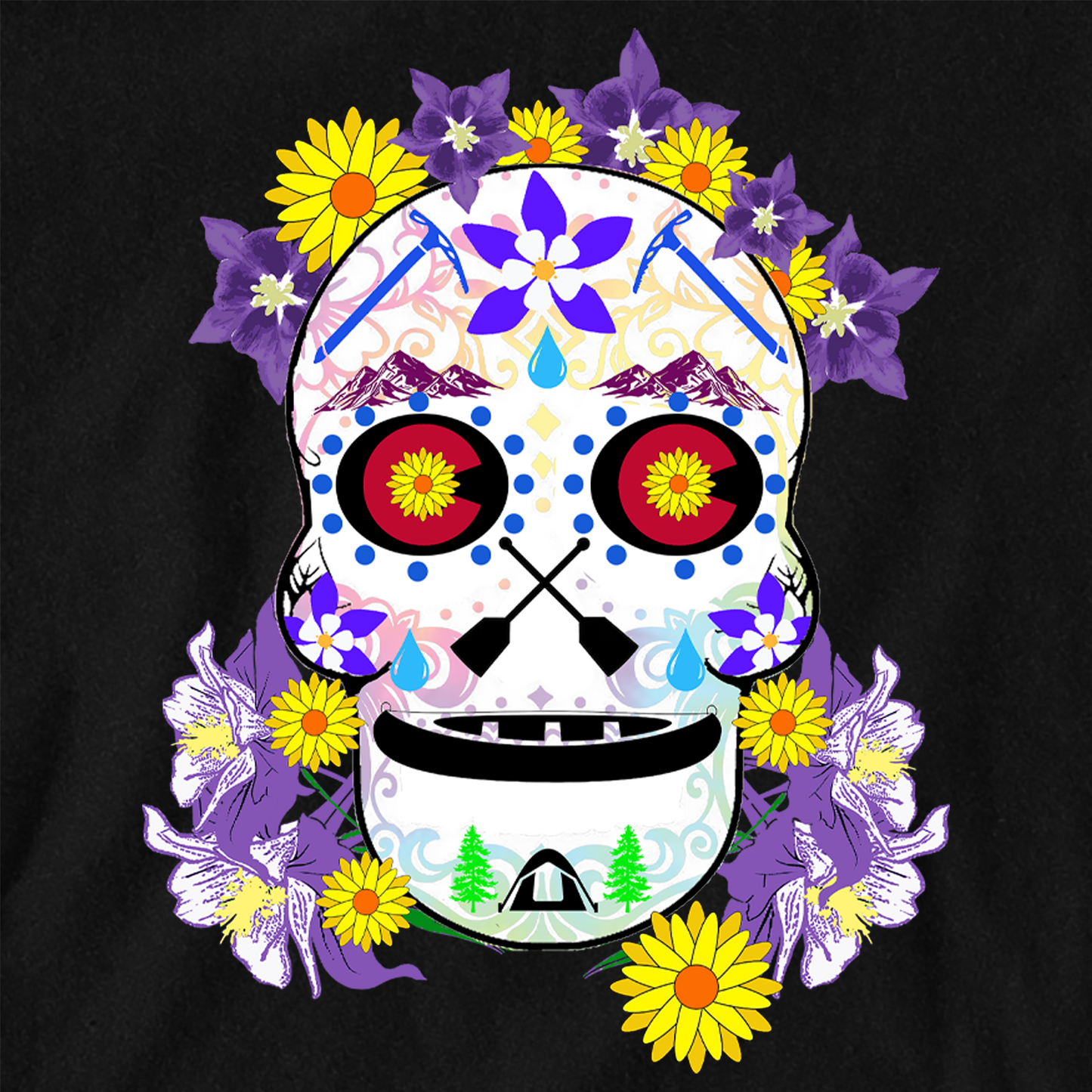 Sugar Skull Tee Shirt