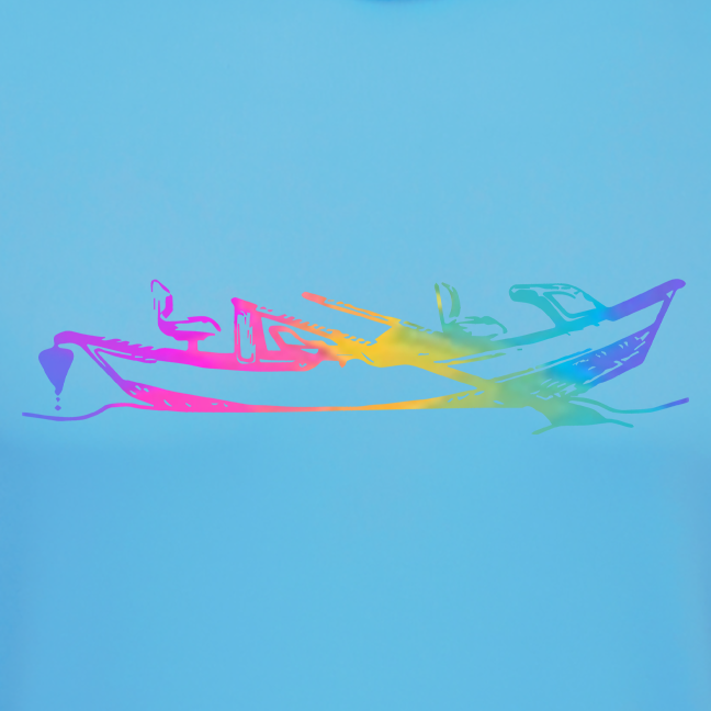 Neon Drift Sun Hoodie - Sky Blue