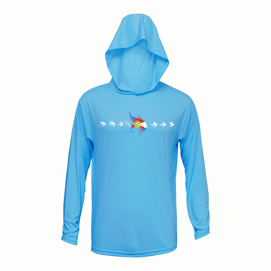 FlyCO Sun Hoodie - Blue